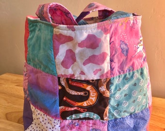 Custom Made Quilted Handbag/Diaper Bag/Day Bag/Market Bag