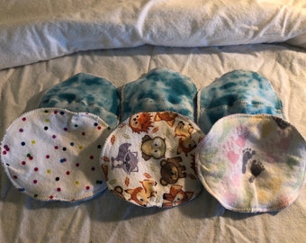 Contoured Nursing Pads, Three Pairs, Mix & Match Pairs