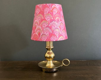 Marbled Paper Lampshade