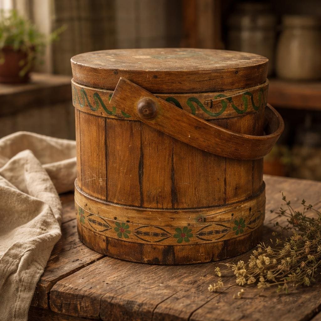 Antique Blue Firkin - Etsy