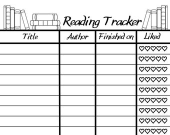 Reading tracker