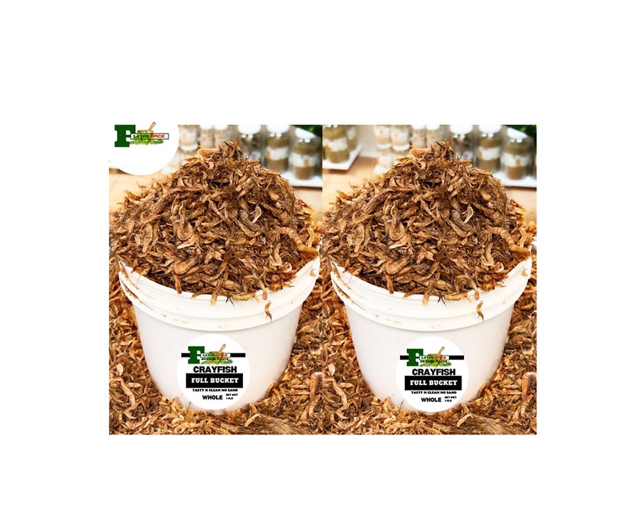 Crayfish tasty, sweet and clean, full paint bucket size 22.40oz