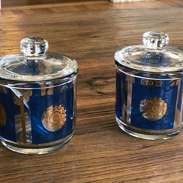 Glass Condiment Jars Etsy