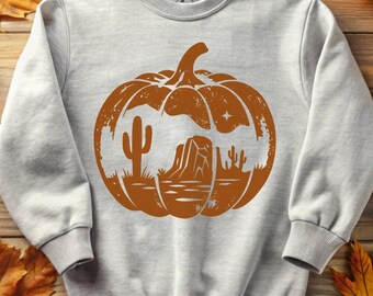 Herfst western met ronde hals, boersweater, koe ronde hals, cowgirl-sweater, westernshirt, western grafisch T-shirt, herfstsweater