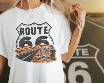 Route 66 Shirt, Desert Shirt, Cactus Shirt, Western Graphic Tee, Adventure Shirt, Retro T-Shirt, Cowgirl Shirt, Wild West Shirt