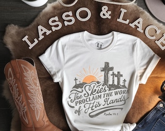 Western Christian Shirt, Cowgirl Shirt, Bible Verse Shirt, Jesus Church Shirt, Christian Shirts, Gift for Christian, Gift for Cowgirl