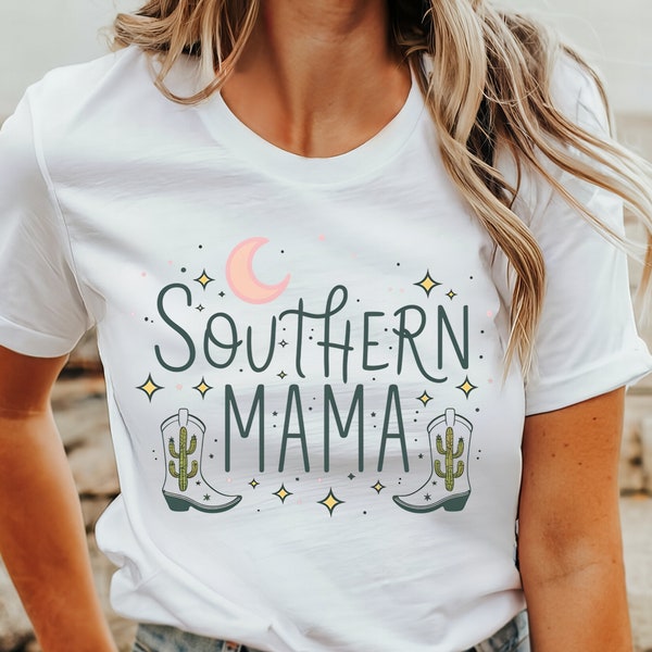 Southern Mama Shirt, Western Mom Shirt, Trendy Mother's Day Gifts, Mom's Birthday Gifts, Western Mama Shirt, Mom Shirt, Mama Tee