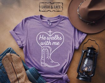 Western Christian Shirt, Cowgirl Shirt, Bibel Vers Shirt, Jesus Kirche Shirt, Christian Shirts, Geschenk für Christian, Geschenk für Cowgirl