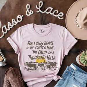 Westers christelijk shirt, cowgirl-shirt, shirt bijbelvers, shirt Jezuskerk, christelijke shirts, cadeau voor christen, cadeau voor cowgirl