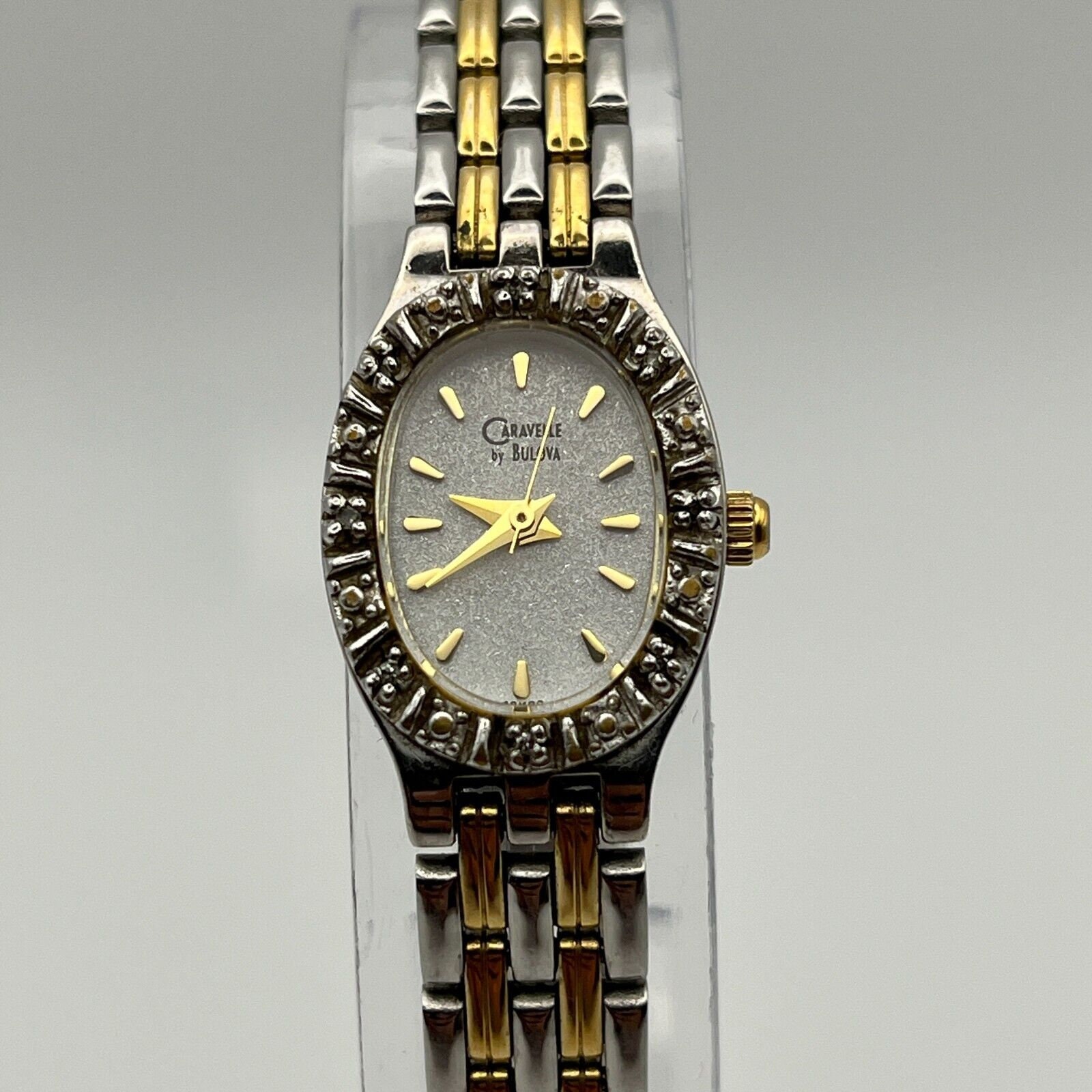 Caravelle by Bulova Women's Watch Quartz T5 Gold and Silver New