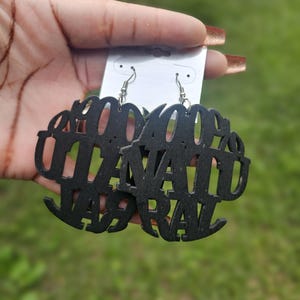 100% Natural Wood Earrings