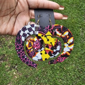 Ankara Swirl Ohrringe