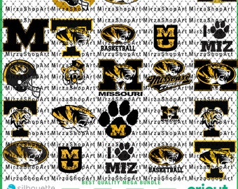 Best Bundle 30 - Missouri-Tigers-Logo  SVG, Best Layered File, Game Day, Football Team, Football Mom, Ready For Cricut, Instant Download