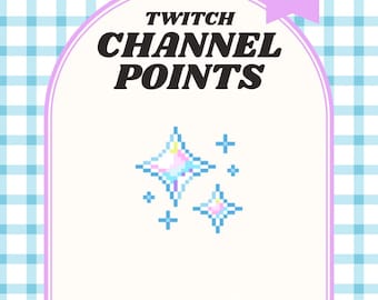 Icona del punto canale Sparkle Bubble Pixel Art per Twitch, Kick e Discord / kawaii stella blu pastello fata sirena acquatica spiaggia sapone magico