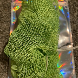 African Net Sponges – Exfoliating & Body Cleansing | Luxury Bath Sponge for Smooth Skin XL LEMONADE