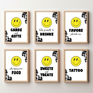 One Happy Dude Birthday Decorations Boy, One Happy Dude Party Signs Bundle, Boy First Birthday Signs Printable, 1st Birthday Download