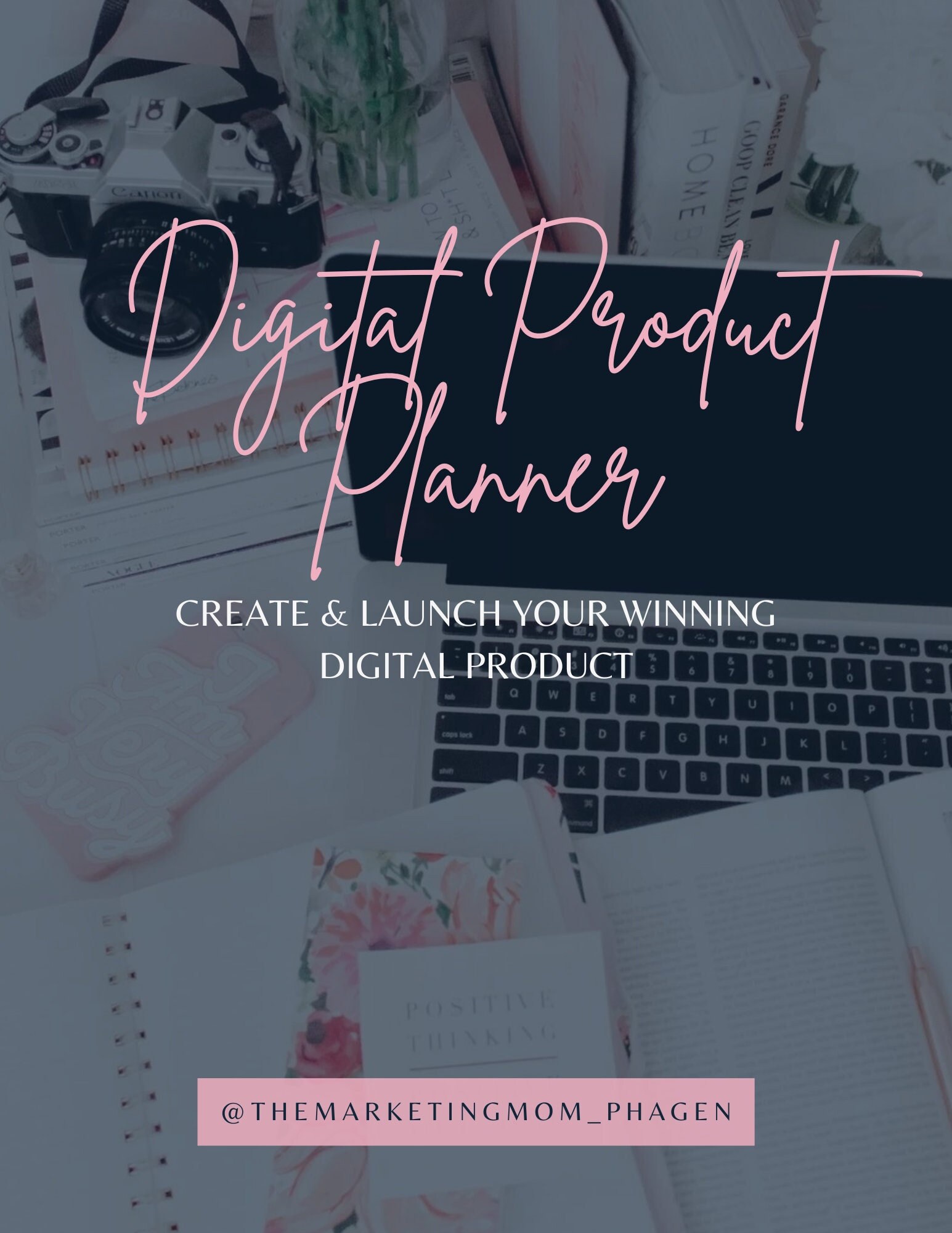Digital Product Planner, Planner Template, PLR Template - Etsy