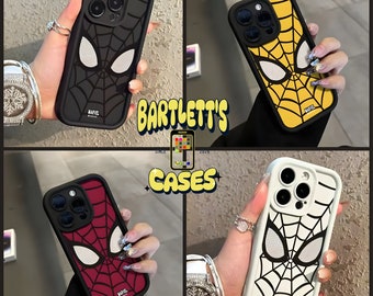 Coque iPhone « Marvel's Spiderman » en silicone TikTok pour iPhones 11 12 13 14 15 Pro Max XR X XS 7 8 Plus Mini Marvel