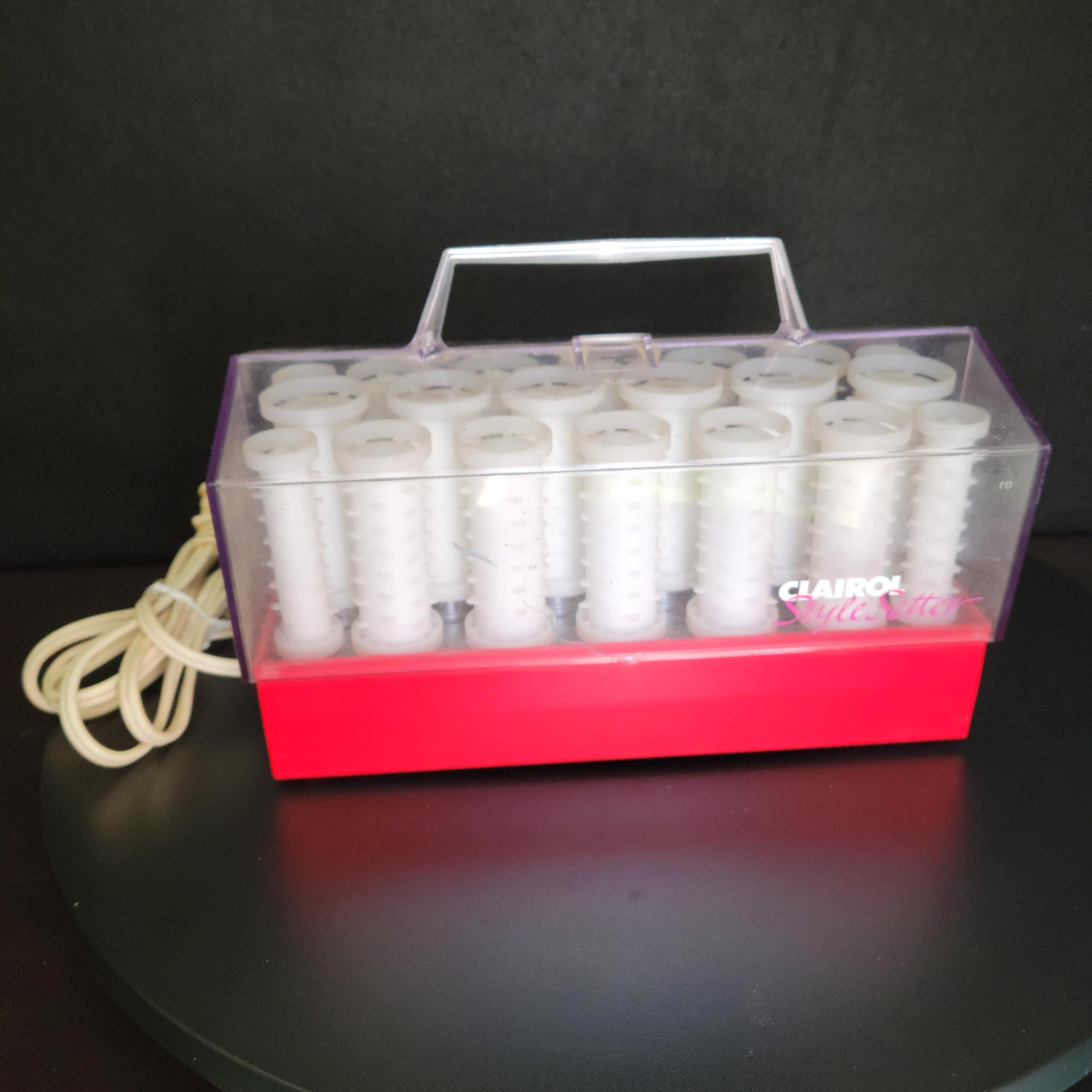 Vintage Montgomery Ward Deluxe Mist Hairsetter 20 Roller Set Tested Working Vintage Hot Hair Rollers for sale | eBay main image 2
