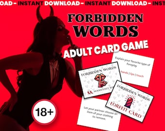 Palabras Prohibidas - El Juego de Cartas Definitivo para Parejas - Habla sucio, esquiva la trampa y sube la temperatura