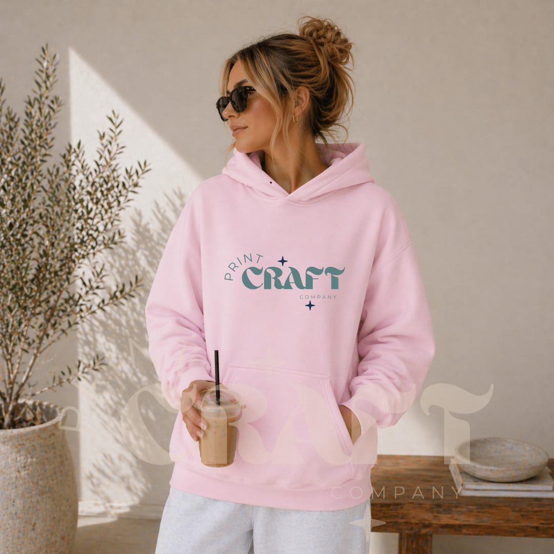 Gildan 18500 Light Pink ,gildan Hoodie (JPG Download) - Etsy