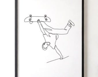 Minimalist Skater Home Decor (Digital Download
