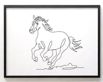 Minimalist Equine Wall Decor (Digital Download)
