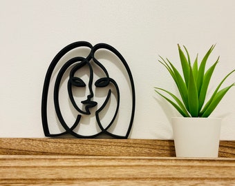 Panna – znak zodiaku – dekoracja w stylu minimalistycznym/liniowym – wyprodukowano we Francji – przyjazna dla środowiska – pomysł na prezent dla znaku zodiaku Panna