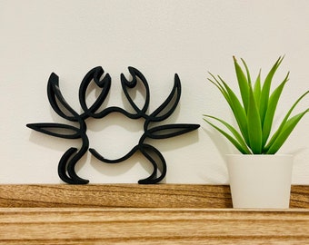 Rak – Znak zodiaku – Dekoracja w stylu minimalistycznym/liniowym – Wyprodukowano we Francji – Ekologiczny – Pomysł na prezent dla znaku zodiaku Rak