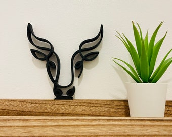 Byk - Znak zodiaku - Dekoracja w stylu minimalistycznym/liniowym - Wyprodukowano we Francji - Ekologiczny - Pomysł na prezent dla osoby spod znaku astrologii