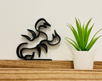 Skorpion – znak zodiaku – dekoracja w stylu minimalistycznym/liniowym – wyprodukowano we Francji – przyjazna dla środowiska – pomysł na prezent dla osoby spod znaku astrologii