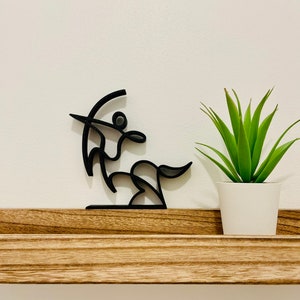 Sagittarius - Zodiac sign - Minimalist/oneline style decoration - Made in France - Eco-responsible - Astrological sign gift idea
