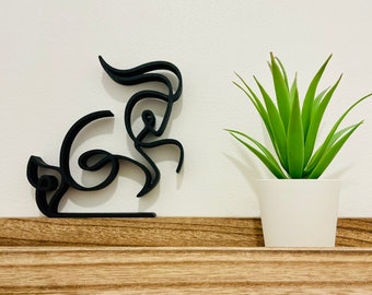 Koziorożec – znak zodiaku – dekoracja w stylu minimalistycznym/liniowym – wyprodukowano we Francji – przyjazna dla środowiska – pomysł na prezent dla osoby spod znaku astrologii