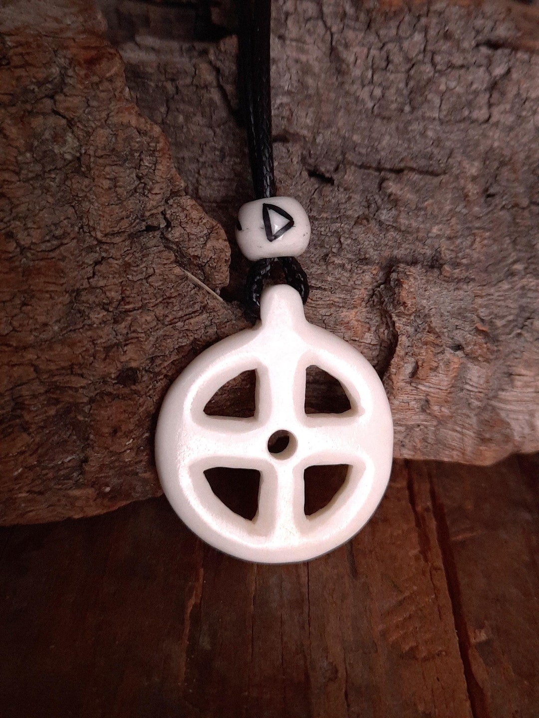 Norse Odin Cross / Solar Amulet – Handcrafted Viking Sun Pendant With ...