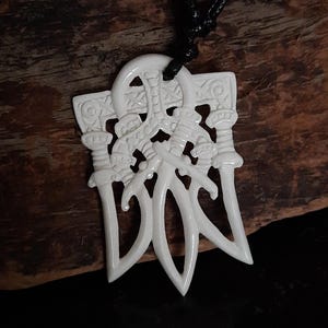 Trident Amulet / Ukrainian Tryzub inspired by Ukrainian Zaporozhian Cossacks Sword