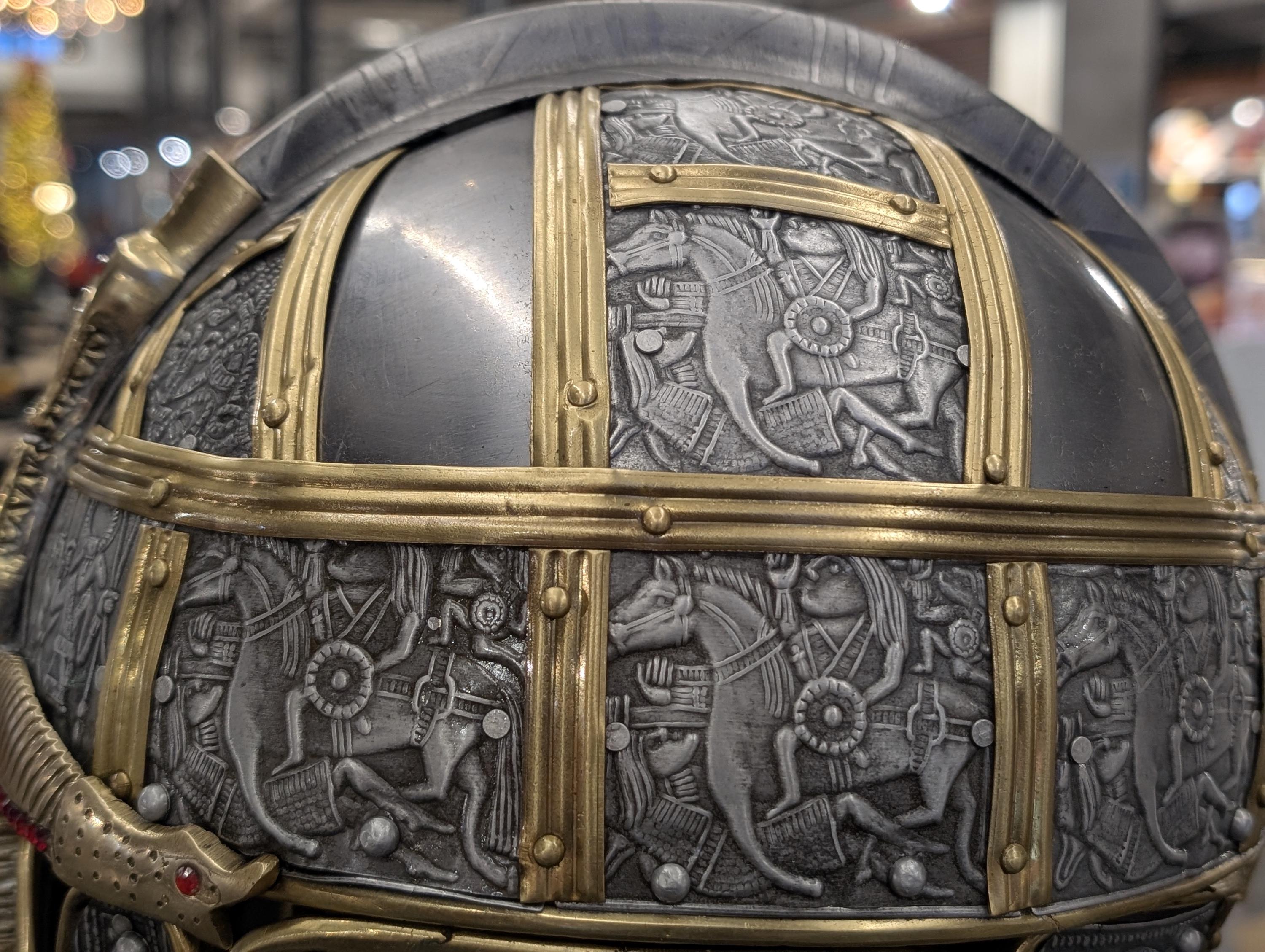 Sutton Hoo Helmet Replica – Anglo-saxon King Rædwald Display Armor - Etsy