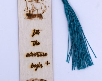 Let the Adventure Begin Bookmark