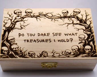 Do You Dare? Wooden Box