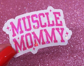Gym sticker Muscle Mommy sticker Fitness sticker In my muscle mommy era sticker workout sticker Weightlifting sticker Lift like a girl