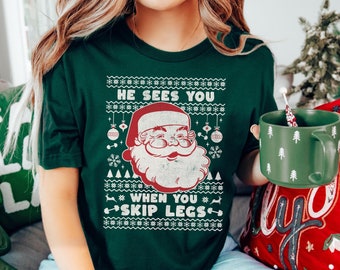 Christmas Gym shirt Pump Cover funny Santa gym shirt Christmas Workout T-Shirt Gym Lover Gift Fitness Funny gym shirt weightlifting shirt