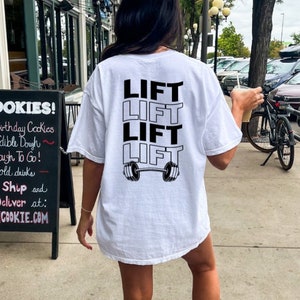 Gym shirt Lift Heavy shirt Pump cover Lifting shirt Workout shirt Lift heavy weights shirt fitness shirt Barbell shirt weightlifting shirt
