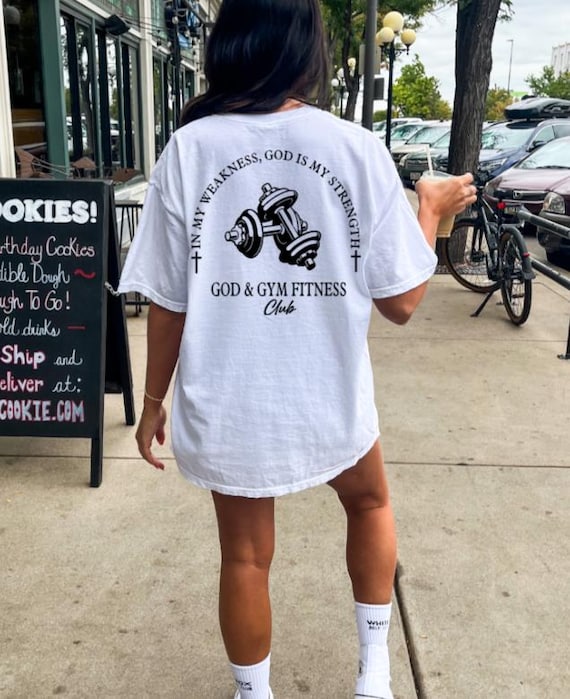 Christian gym shirt Gym and jesus shirt Pump cover shirt Faith fitness sweatshirt Bodybuilding Faith sweater Weightlifting gift woman of god