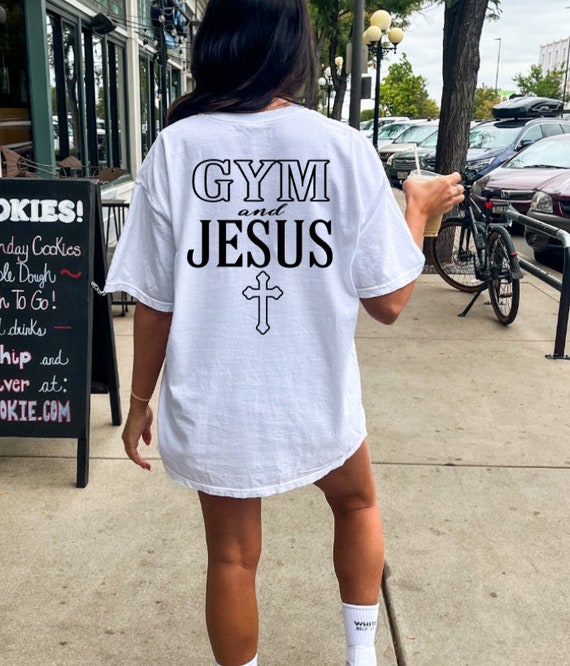 Christian gym shirt Gym and jesus shirt Pump cover shirt Faith fitness sweatshirt Bodybuilding Faith sweater Weightlifting gift woman of god