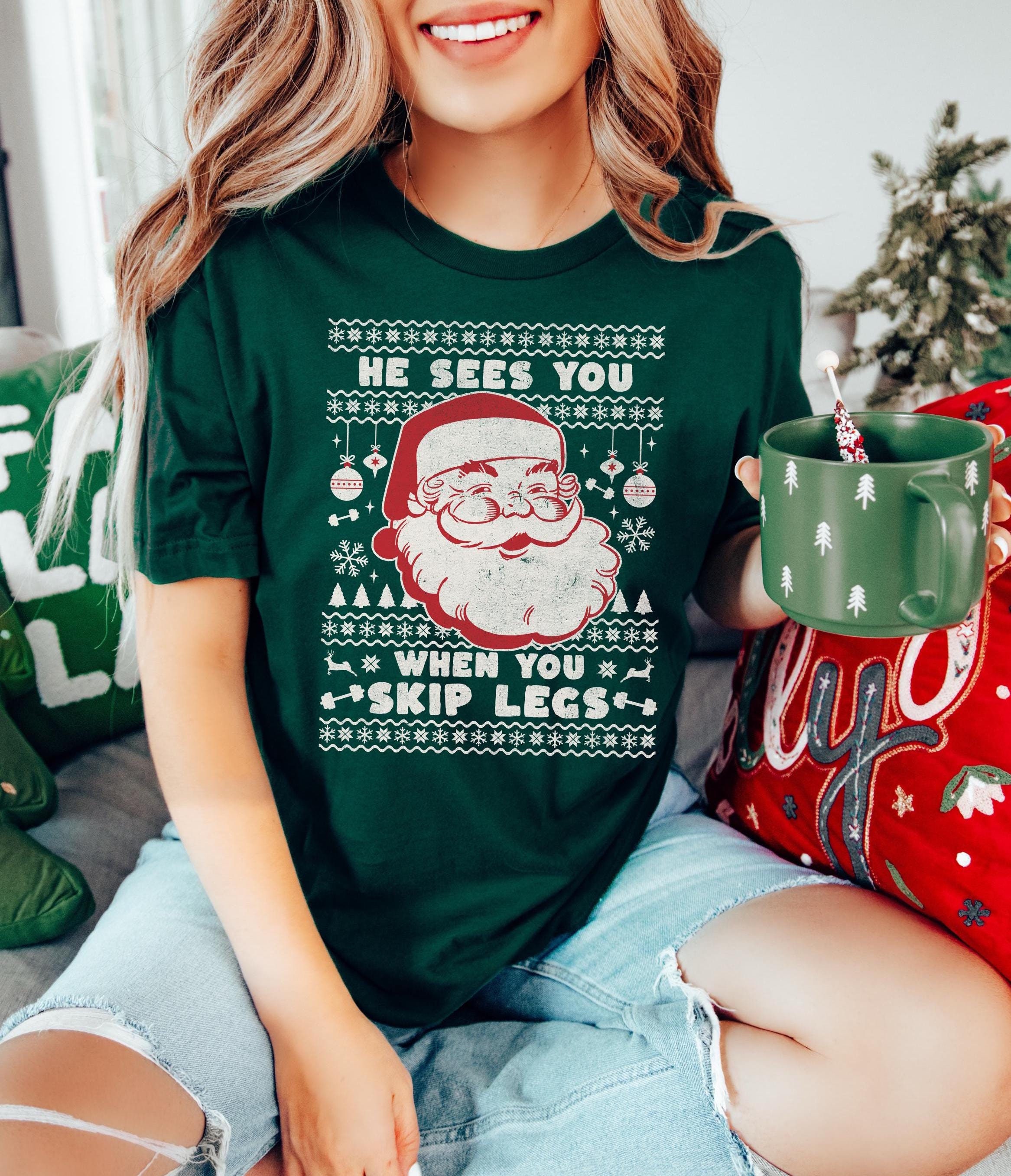 Workout Clothes Fitness Christmas Sweater Ugly Christmas Sweater