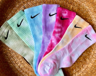Tie Dye Erwachsene Nike Socken - Passende Kinder und Baby Socken