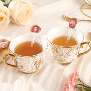 Personalized acrylic cocktail sticks, custom portrait drink stirrers, wedding drink sticks, wedding gifts
