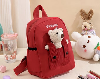 Mochilas personalizadas para niños, personalización de nombres, mochilas para niños pequeños, mochilas escolares para niños pequeños, bolsas de pañales, regalo de regreso a la escuela, comienzo de la escuela