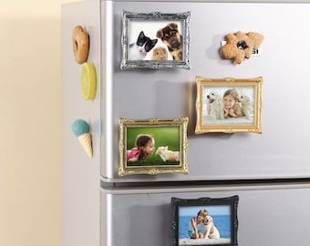 Victorian Style Picture Frame Fridge Magnets – Vintage Art for Your Kitchen | Elegant Refrigerator Decorations &amp; Cool Magnet Art