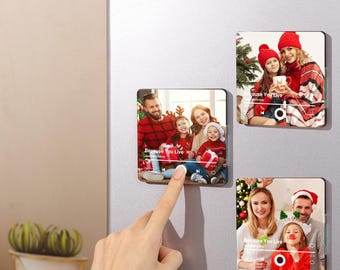 Personalized Music Fridge Magnet,Photo & Music Refrigerator Magnet,Photo Music Magnet,music gift nagnet,Play Song Music Box,Christmas Gift