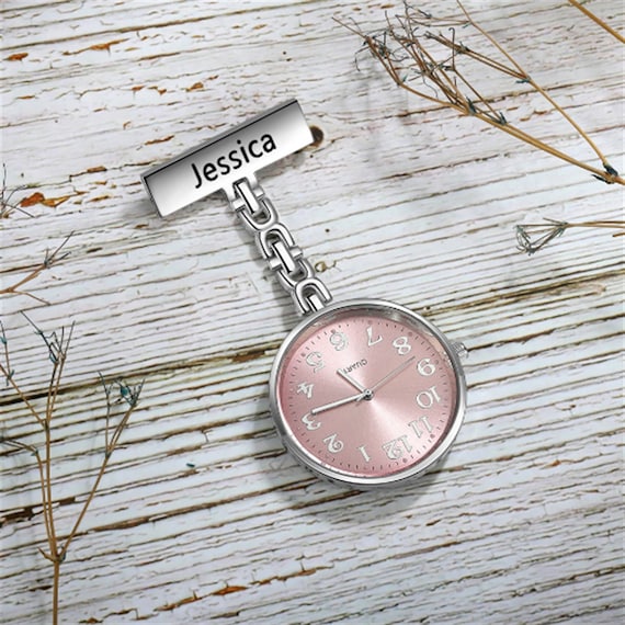 Orologio da tasca per infermiera con nome personalizzato, Orologio